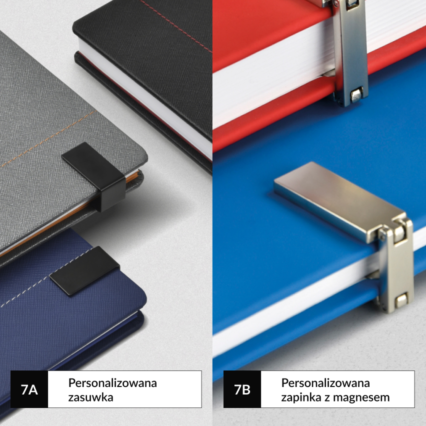 PErsonalizowane zapięxcia kalendarz książkowy eblis