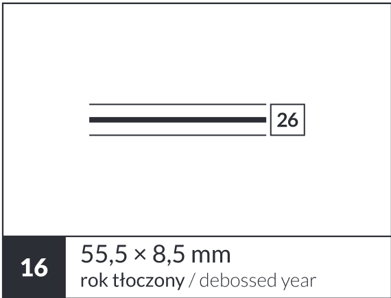 Personalizacja kalendarza książkowego - znakowanie roku (24)