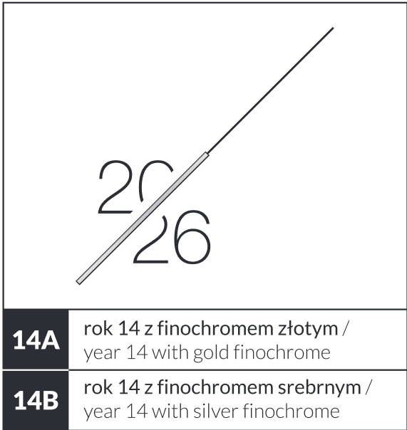 Personalizacja kalendarza książkowego - znakowanie roku (25)