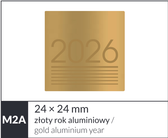 Personalizacja kalendarza książkowego - znakowanie roku (30)