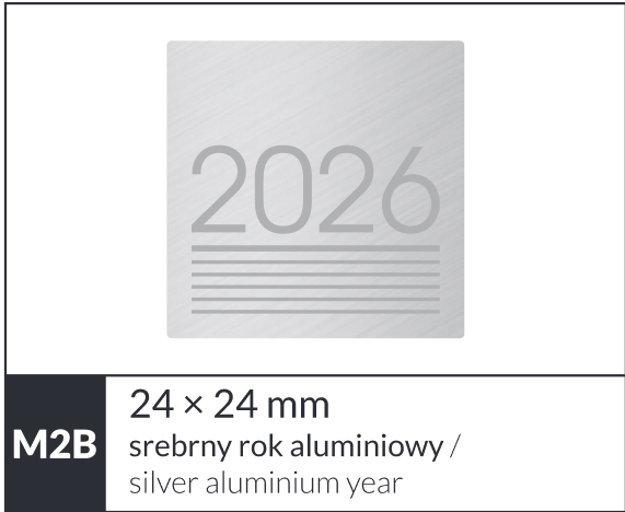 Personalizacja kalendarza książkowego - znakowanie roku (33)