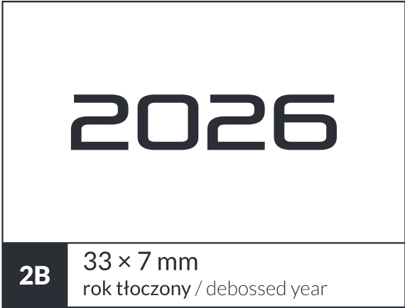 Personalizacja kalendarza książkowego - znakowanie roku (6)