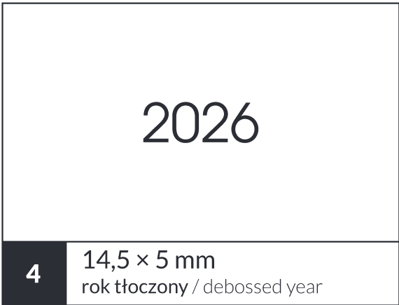 Personalizacja kalendarza książkowego - znakowanie roku (7)