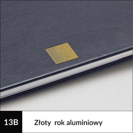 Personalizowane kalendarzwe książkowe Metalowe wykończenia-8