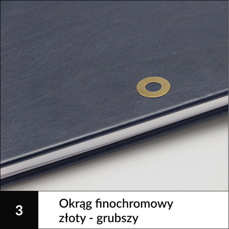 Personalizowane kalendarzwe książkowe Ozdobne okręgi-2