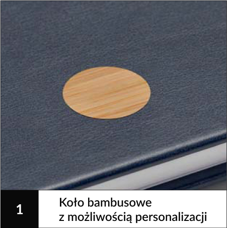 Personalizowane kalendarzwe książkowe Ozdobne okręgi